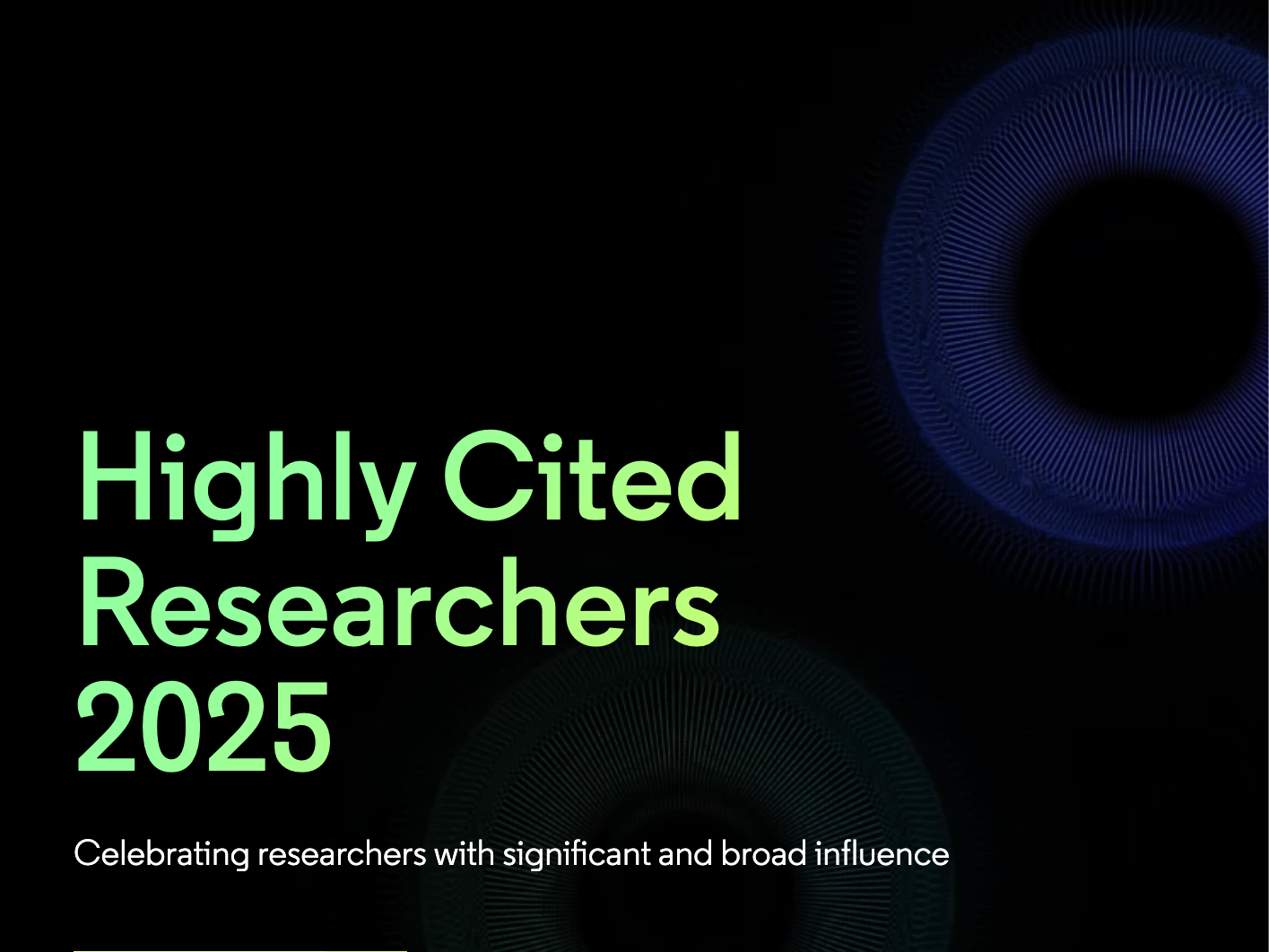 highly cited researchers of 2025